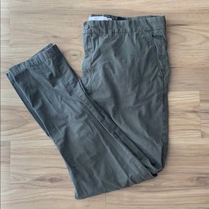 H&M olive green chinos